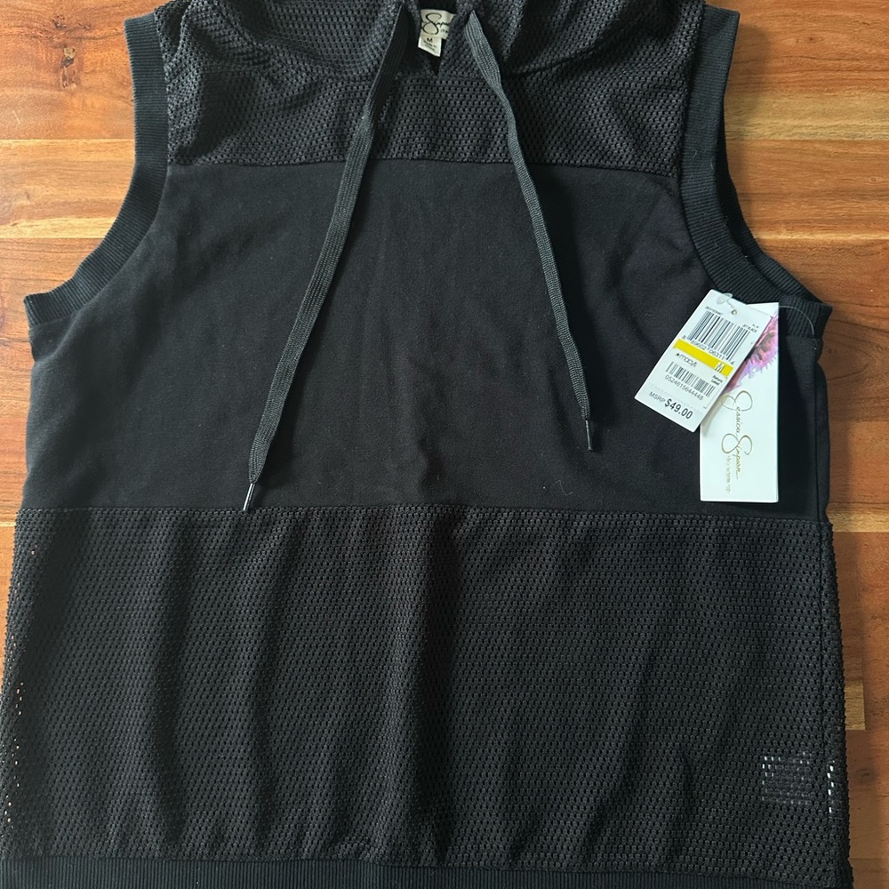 Jessica Simpson Jet Black Sleeveless Top